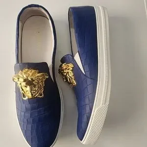 Versace | Shoes | Blue Versace Loafer Size 45 | Poshmark display picture 2